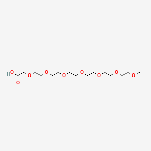 2,5,8,11,14,17,20-Heptaoxadocosan-22-oic acid chemical structure (CAS 75427-75-7)