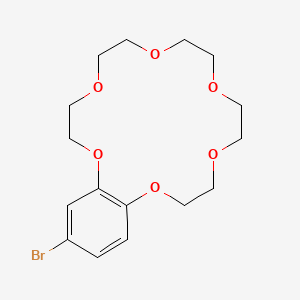 18-Bromo-2,3,5,6,8,9,11,12,14,15-decahydrobenzo[b][1,4,7,10,13,16]hexaoxacyclooctadecine chemical structure (CAS 75460-28-5)
