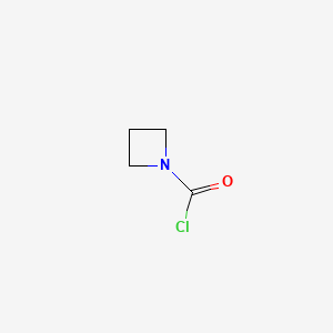Azetidine-1-carbonyl chloride chemical structure (CAS 75485-12-0)