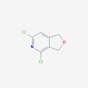 4,6-Dichloro-1,3-dihydrofuro[3,4-c]pyridine chemical structure (CAS 754992-21-7)
