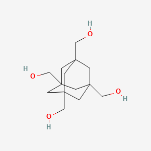 Adamantane-1,3,5,7-tetrayltetramethanol chemical structure (CAS 75534-58-6)