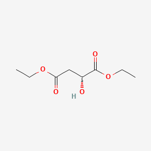 (R)-Diethyl 2-hydroxysuccinate chemical structure (CAS 7554-28-1)