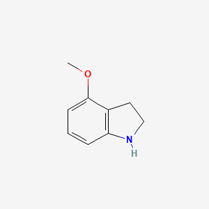 4-Methoxyindoline chemical structure (CAS 7555-94-4)