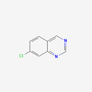 7-Chloroquinazoline chemical structure (CAS 7556-99-2)