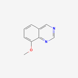 8-Methoxyquinazoline chemical structure (CAS 7557-01-9)