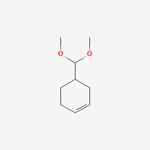 4-(Dimethoxymethyl)cyclohex-1-ene chemical structure (CAS 7560-65-8)