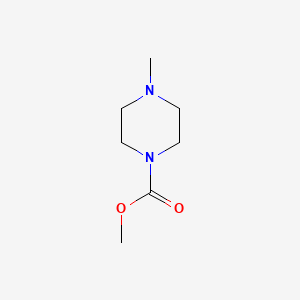 Methyl 4-methylpiperazine-1-carboxylate chemical structure (CAS 7560-85-2)