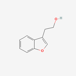 2-(Benzofuran-3-yl)ethanol chemical structure (CAS 75611-06-2)
