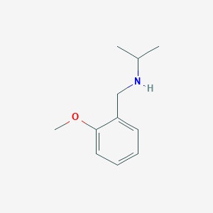 N-(2-Methoxybenzyl)propan-2-amine chemical structure (CAS 756474-36-9)