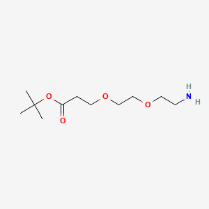 tert-Butyl 9-Amino-4,7-dioxanonanoate chemical structure (CAS 756525-95-8)