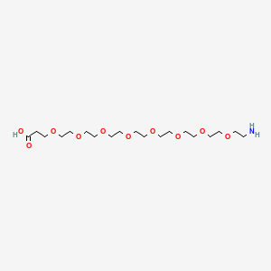 1-Amino-3,6,9,12,15,18,21,24-octaoxaheptacosan-27-oic acid chemical structure (CAS 756526-04-2)