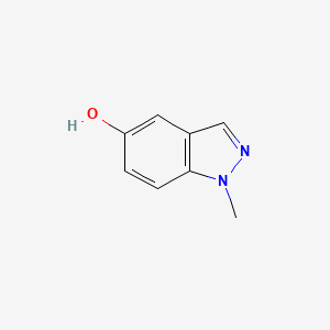 1-Methyl-1H-indazol-5-ol chemical structure (CAS 756839-14-2)