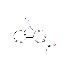 N-Ethyl-3-carbazolecarboxaldehyde chemical structure (CAS 7570-45-8)