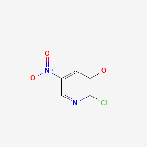 2-Chloro-3-methoxy-5-nitropyridine chemical structure (CAS 75711-00-1)