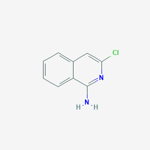 3-Chloroisoquinolin-1-amine chemical structure (CAS 7574-67-6)