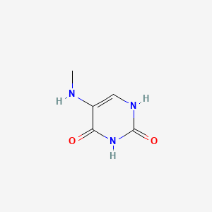 5-Methylaminouracil chemical structure (CAS 7577-92-6)
