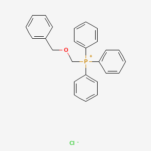 ((Benzyloxy)methyl)triphenylphosphonium chloride chemical structure (CAS 75772-01-9)