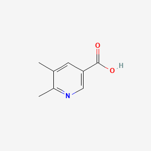 5,6-Dimethylnicotinic acid chemical structure (CAS 757903-81-4)