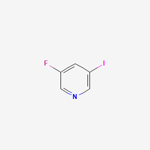 3-Fluoro-5-iodopyridine chemical structure (CAS 757950-13-3)