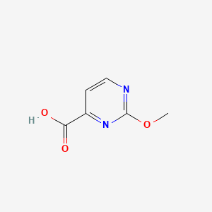 2-Methoxypyrimidine-4-carboxylic acid chemical structure (CAS 75825-60-4)