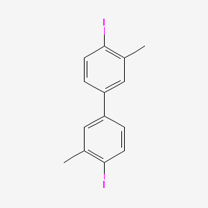 4,4'-Diiodo-3,3'-dimethyl-1,1'-biphenyl chemical structure (CAS 7583-27-9)