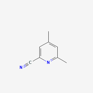4,6-Dimethylpicolinonitrile chemical structure (CAS 7584-11-4)