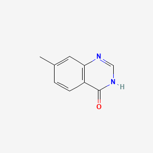 7-Methylquinazolin-4(3H)-one chemical structure (CAS 75844-40-5)