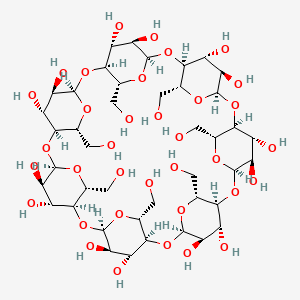 β-Cyclodextrin chemical structure (CAS 7585-39-9)