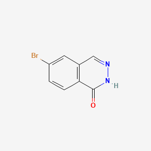 6-Bromophthalazin-1(2H)-one chemical structure (CAS 75884-70-7)