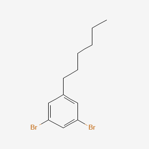 1,3-Dibromo-5-hexylbenzene chemical structure (CAS 75894-97-2)