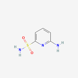 6-Aminopyridine-2-sulfonamide chemical structure (CAS 75903-58-1)