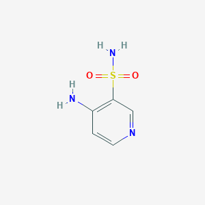 4-Amino-3-pyridinesulfonamide chemical structure (CAS 75903-62-7)
