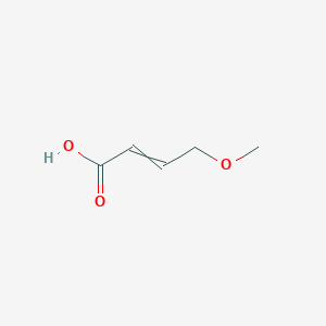 4-Methoxybut-2-enoic acid chemical structure (CAS 75933-65-2)