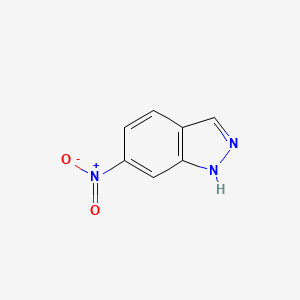 6-Nitro-1H-indazole chemical structure (CAS 7597-18-4)