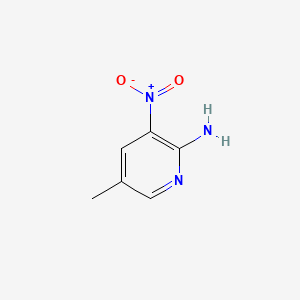 5-Methyl-3-nitropyridin-2-amine chemical structure (CAS 7598-26-7)