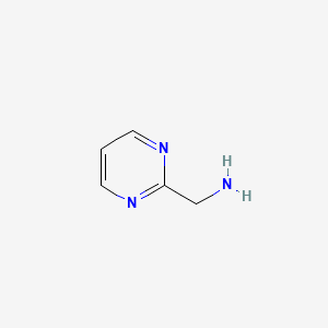 Pyrimidin-2-ylmethanamine chemical structure (CAS 75985-45-4)