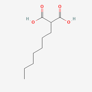 2-Heptylmalonic acid chemical structure (CAS 760-54-3)