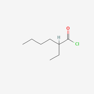 2-Ethylhexanoylchloride chemical structure (CAS 760-67-8)