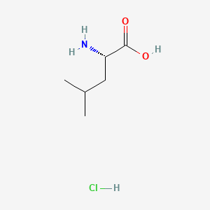 L-Leucine hydrochloride chemical structure (CAS 760-84-9)