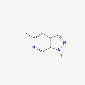 5-Methyl-1H-pyrazolo[3,4-c]pyridine chemical structure (CAS 76006-06-9)