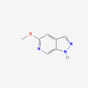 5-Methoxy-1H-pyrazolo[3,4-c]pyridine chemical structure (CAS 76006-07-0)
