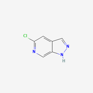 5-Chloro-1H-pyrazolo[3,4-c]pyridine chemical structure (CAS 76006-08-1)