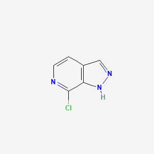 7-Chloro-1H-pyrazolo[3,4-c]pyridine chemical structure (CAS 76006-11-6)