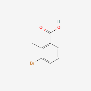 3-Bromo-2-methylbenzoic acid chemical structure (CAS 76006-33-2)