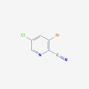 3-Bromo-5-chloropicolinonitrile chemical structure (CAS 760207-83-8)