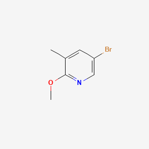 5-Bromo-2-methoxy-3-methylpyridine chemical structure (CAS 760207-87-2)