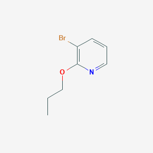 3-Bromo-2-propoxypyridine chemical structure (CAS 760207-92-9)