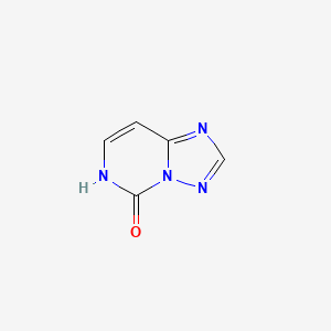 6H-[1,2,4]Triazolo[1,5-c]pyrimidin-5-one chemical structure (CAS 76044-31-0)