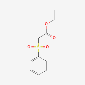 Ethyl 2-(phenylsulfonyl)acetate chemical structure (CAS 7605-30-3)