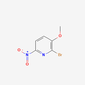 2-Bromo-3-methoxy-6-nitropyridine chemical structure (CAS 76066-07-4)